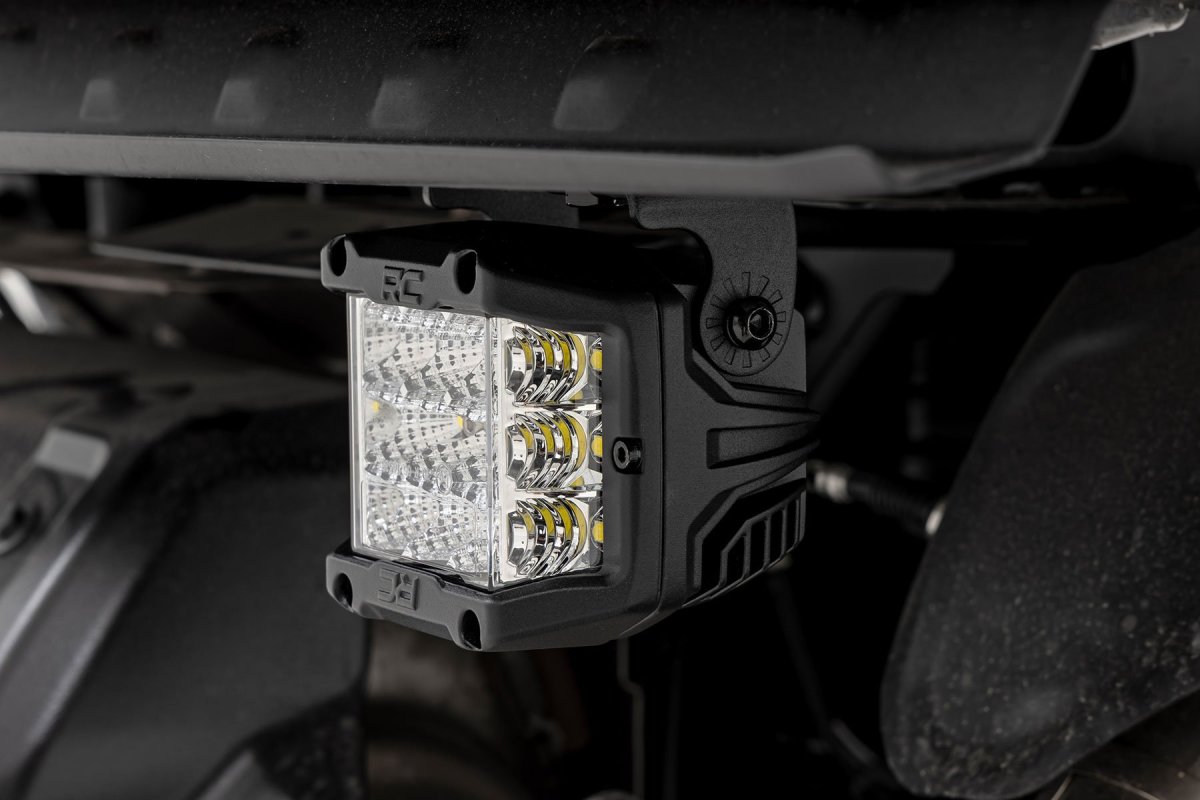Polaris XPEDITION ADV 5 Ultimate LED Light - Under Bed Mount - Rough Country - Wide Angle - Chrome - 2024+
